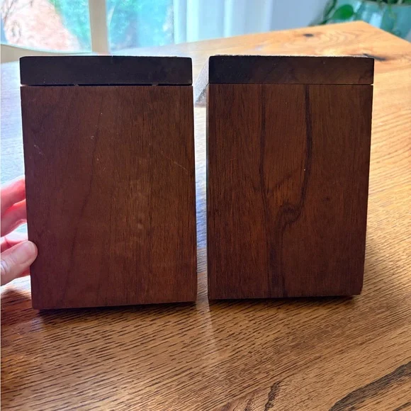 Mid-Century Modern Vintage Blue & Green Lucite Grapes mounted wooden Bookend - Picture 12 of 12